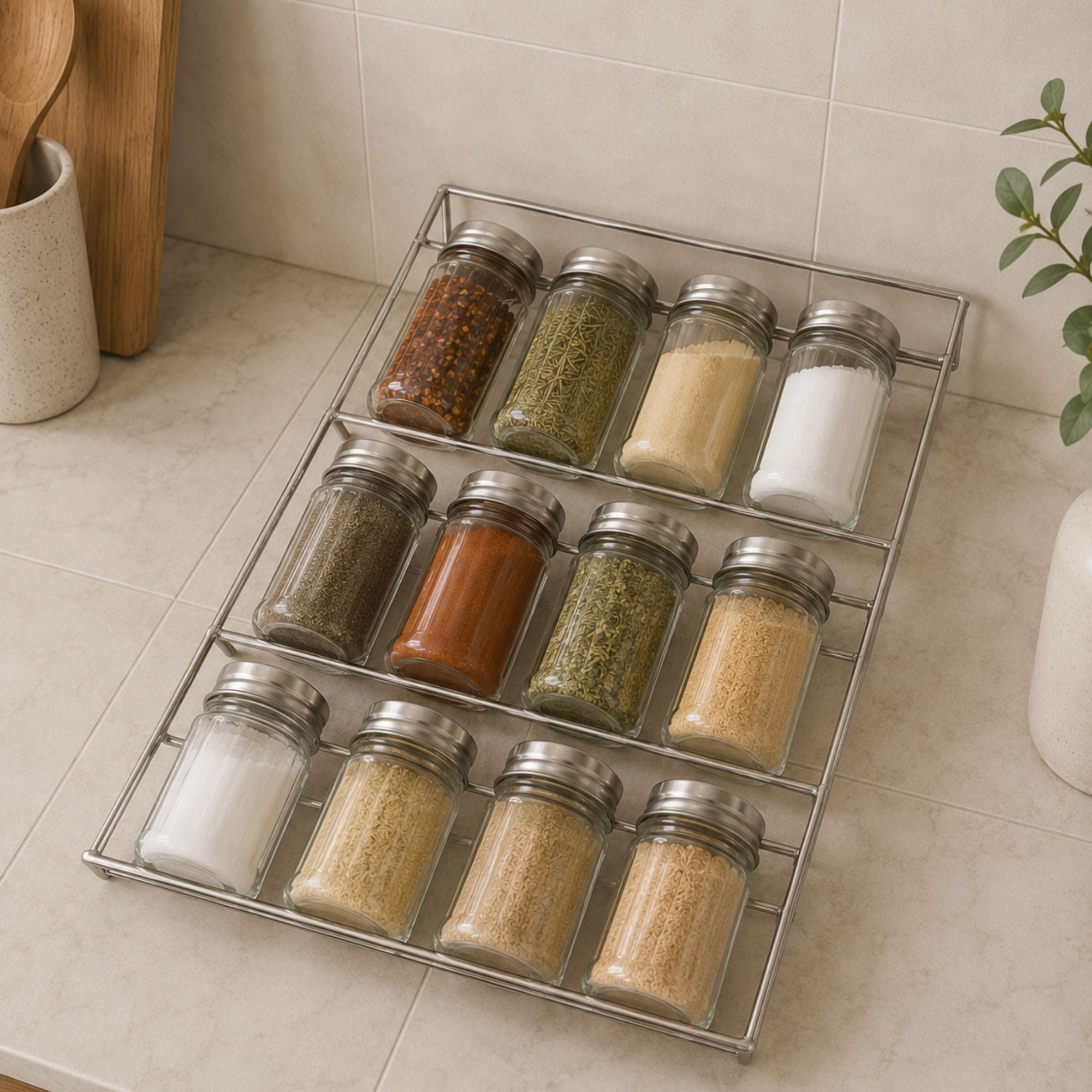 Rosette Italia Stainless Add-On Wire Basket for Condiments