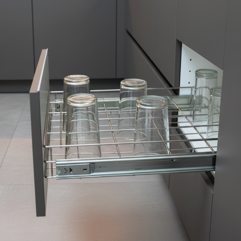 Prestige Glass Wire Basket