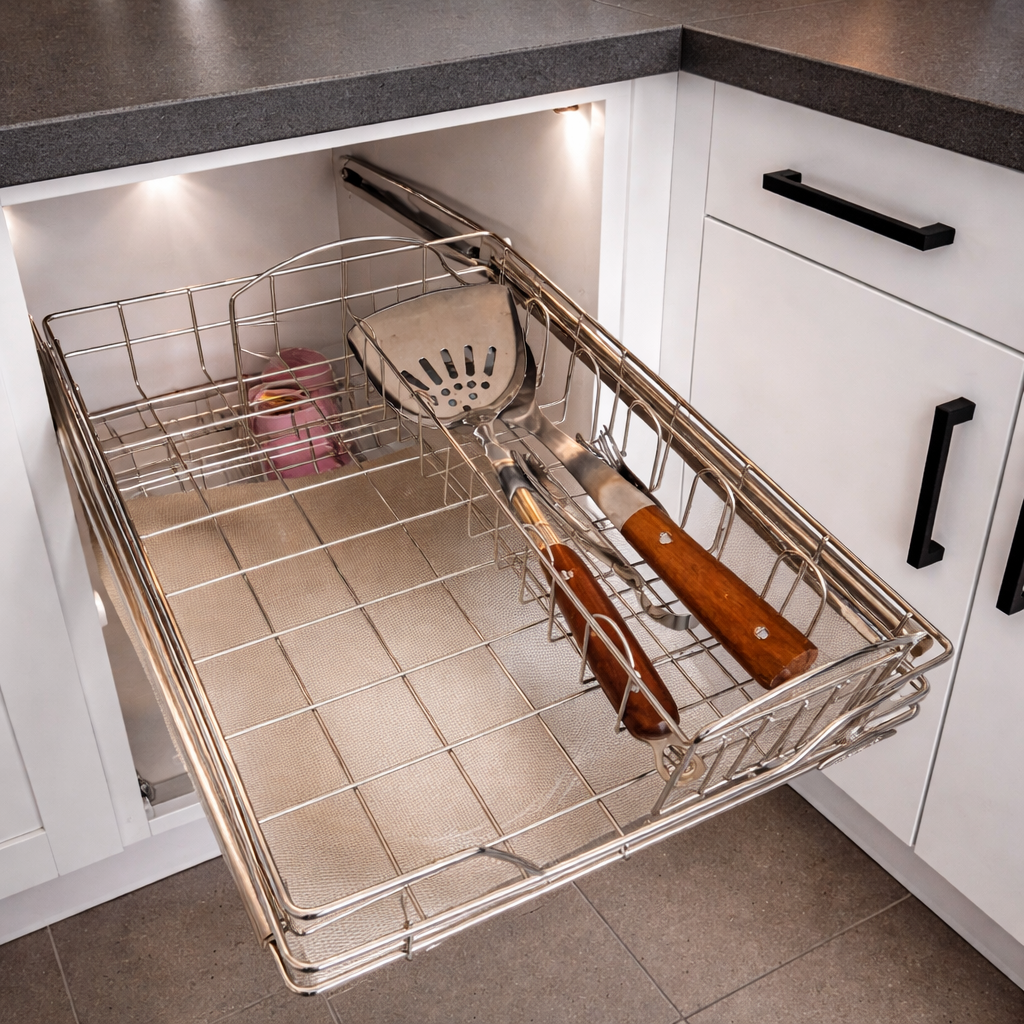 Add On Utensils Wire Basket