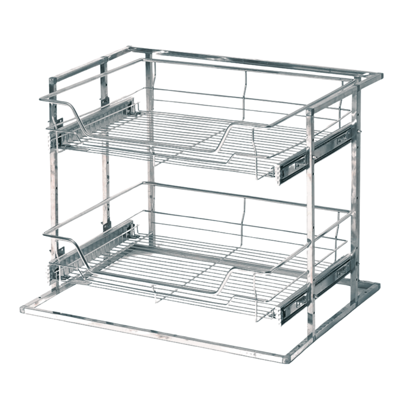 2 in 1 Pullout Soft Close  All Purpose Kitchen Organizer w/ Stand