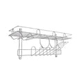 Wall Mounted Wine Rack
