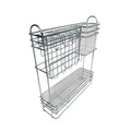 Cooking Utensils Pull out Rack– 2 Layer  Space Saving Holder