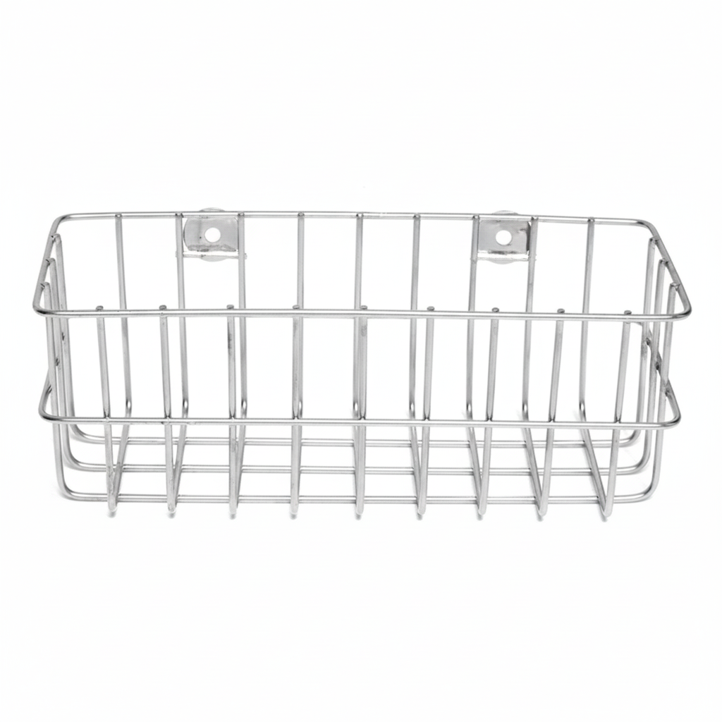 Wire basket stainless steel color
